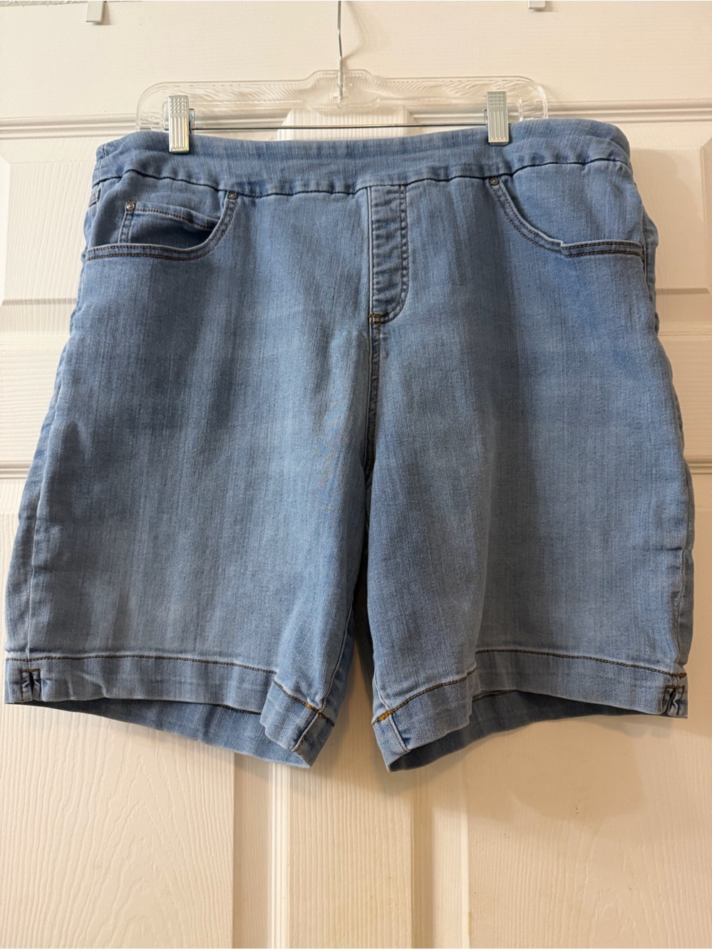 2 pair Terra & Sky Stretch Denim Shorts